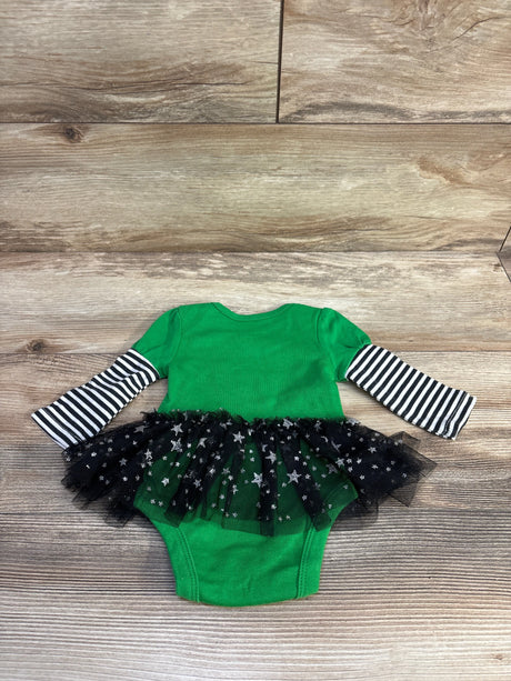 Celebrate My 1st Halloween Tutu Bodysuit Green sz 0-3m - Me n Mommy To Be