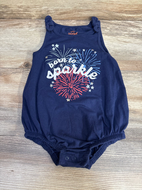 Cat & Jack Born To Sparkle Romper Navy sz 18m - Me n Mommy To Be