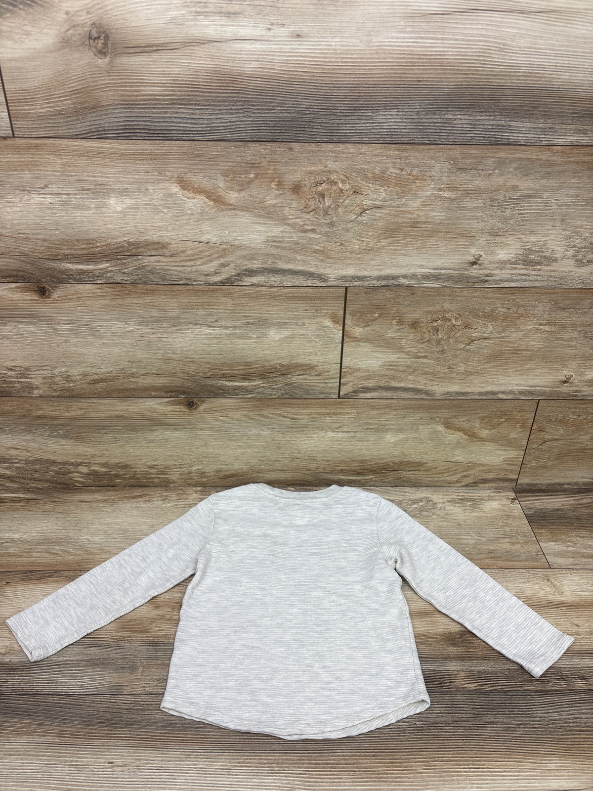 Cat & Jack Ribbed Long Sleeve Shirt White sz 4T