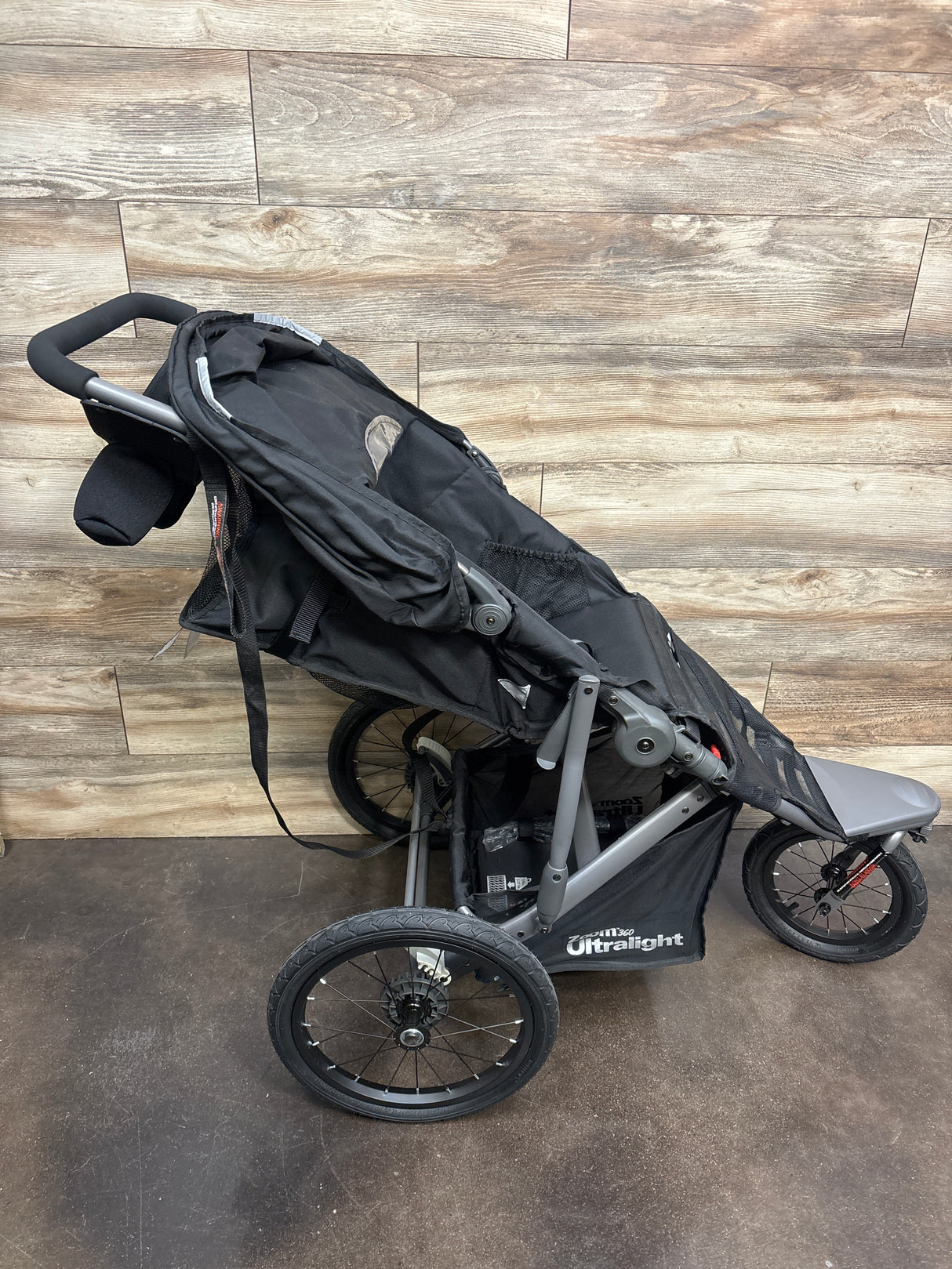 Joovy Zoom360 Ultralight Jogging Stroller in Black