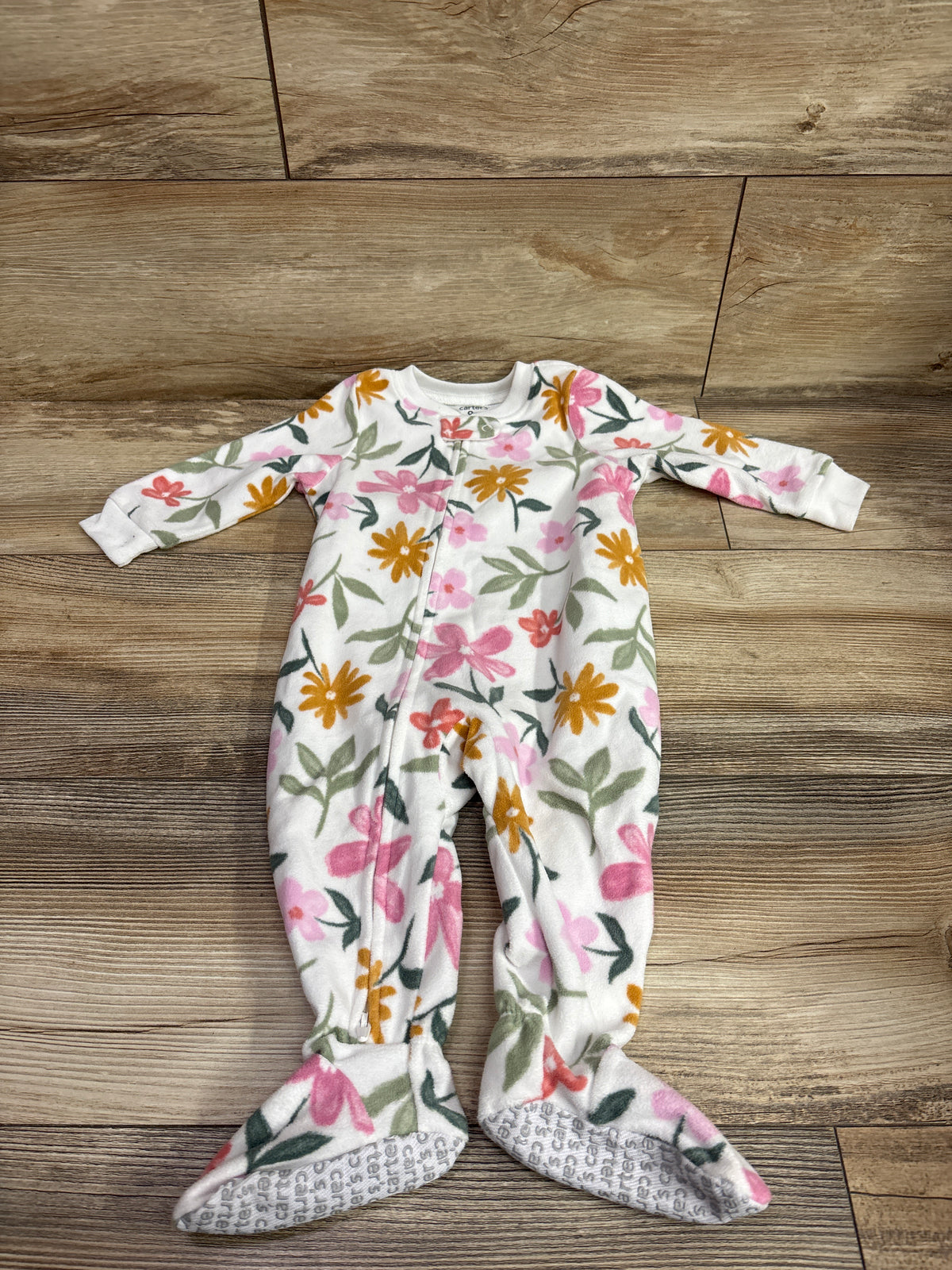 Carter's Blanket Sleeper White sz 9m