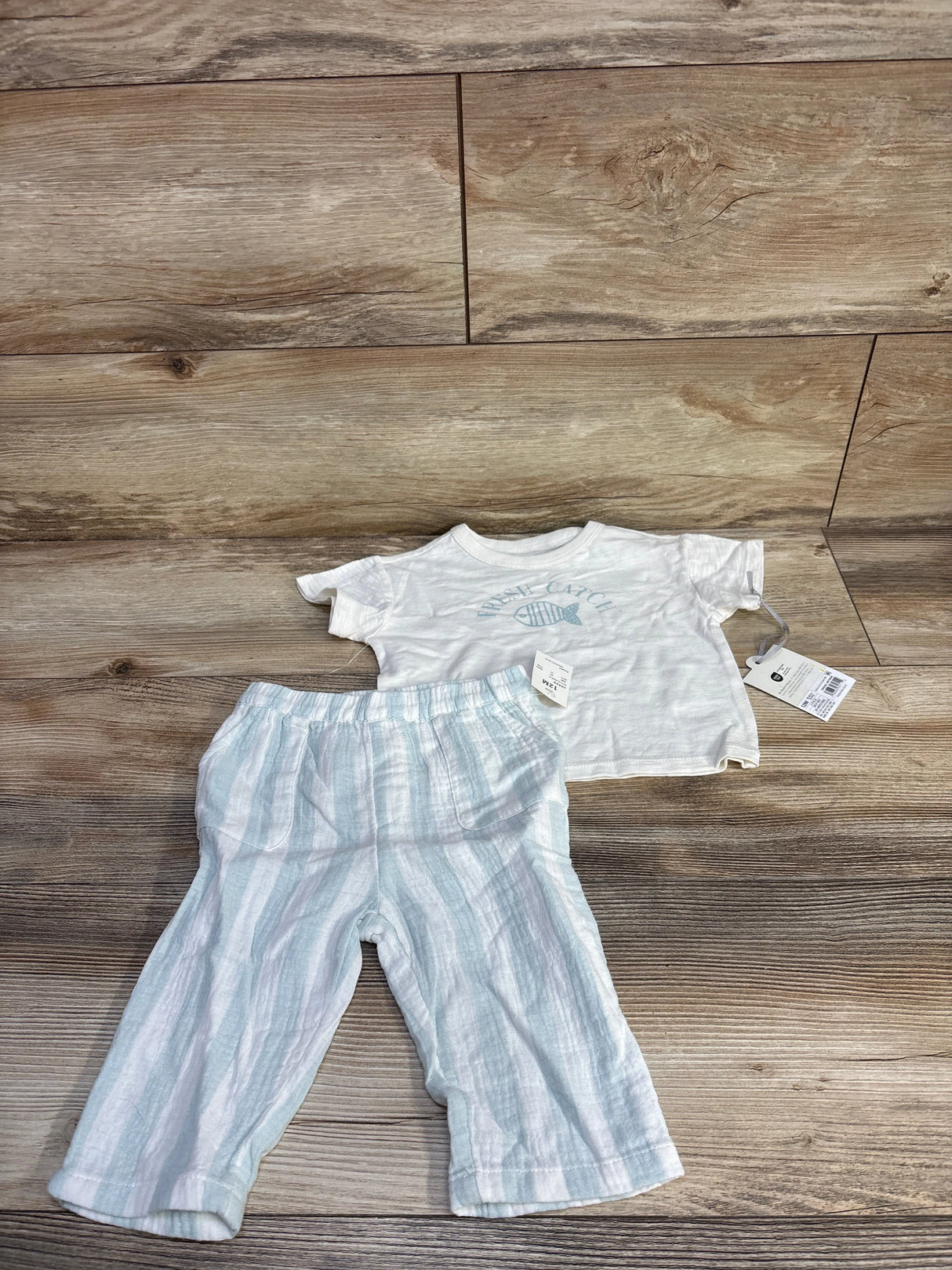 NEW Cloud Island 2pc Fresh Catch Set sz 12m