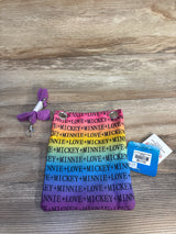 NEW Disney Mickey and Minnie Rainbow Crossbody Bag