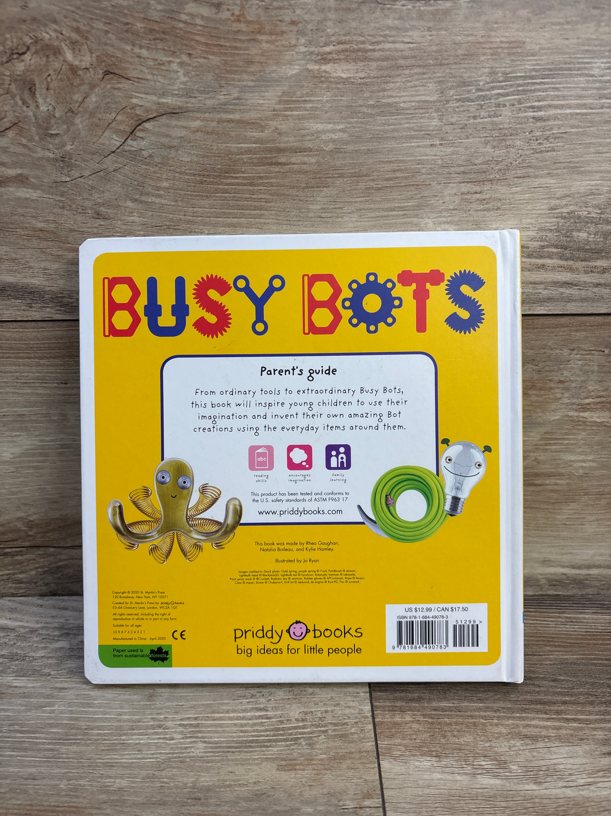 Clever Bots: Busy Bots Priddy Board Book