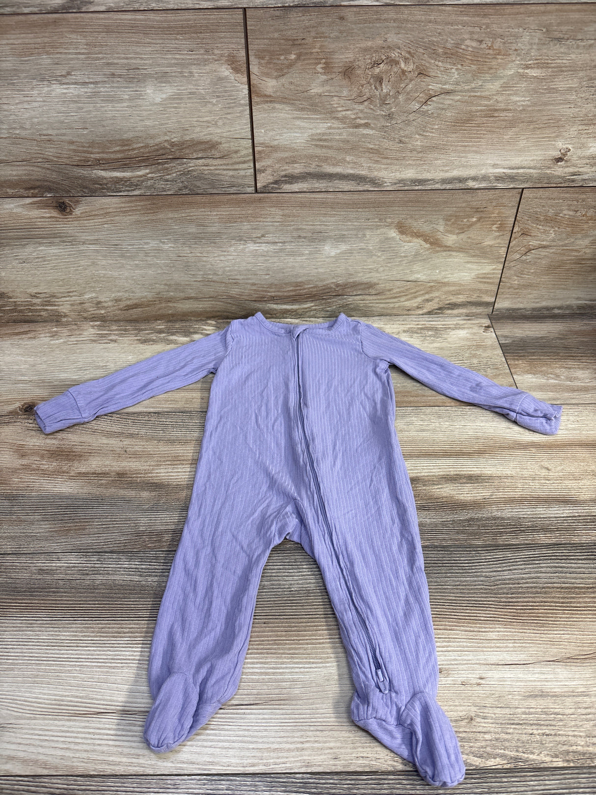 Purely Soft Ribbed Sleeper Purple sz 6m