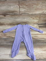 Purely Soft Ribbed Sleeper Purple sz 6m