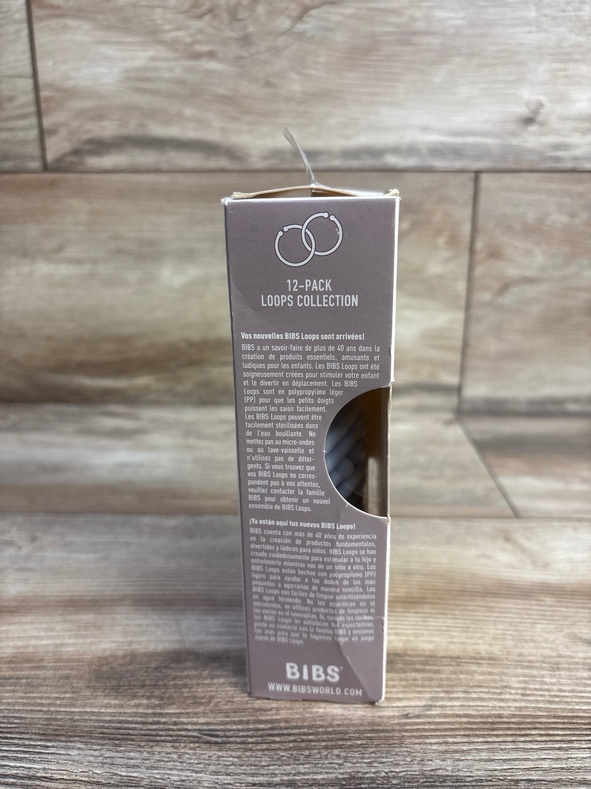 Bibs Loops 12pk Grey/Blue