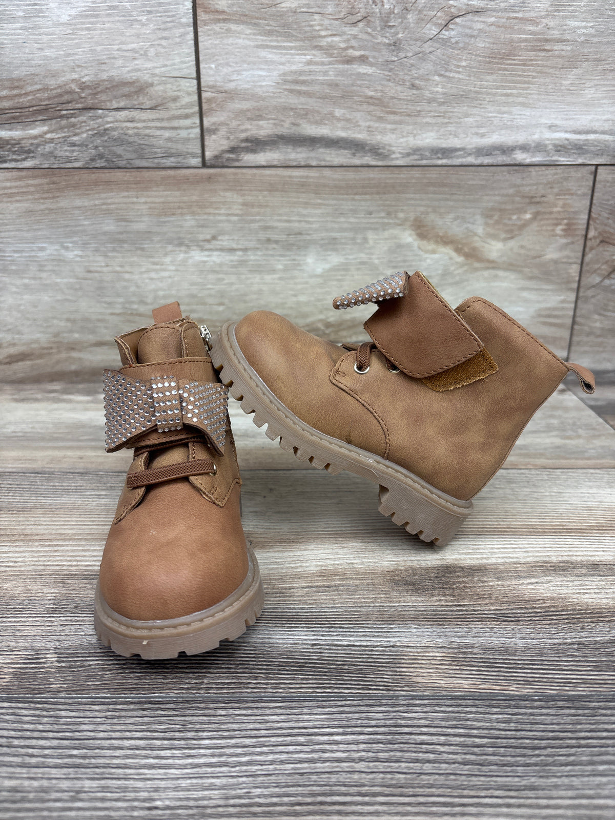 Jessica Simpson Daria Bow Boots Brown sz 6c