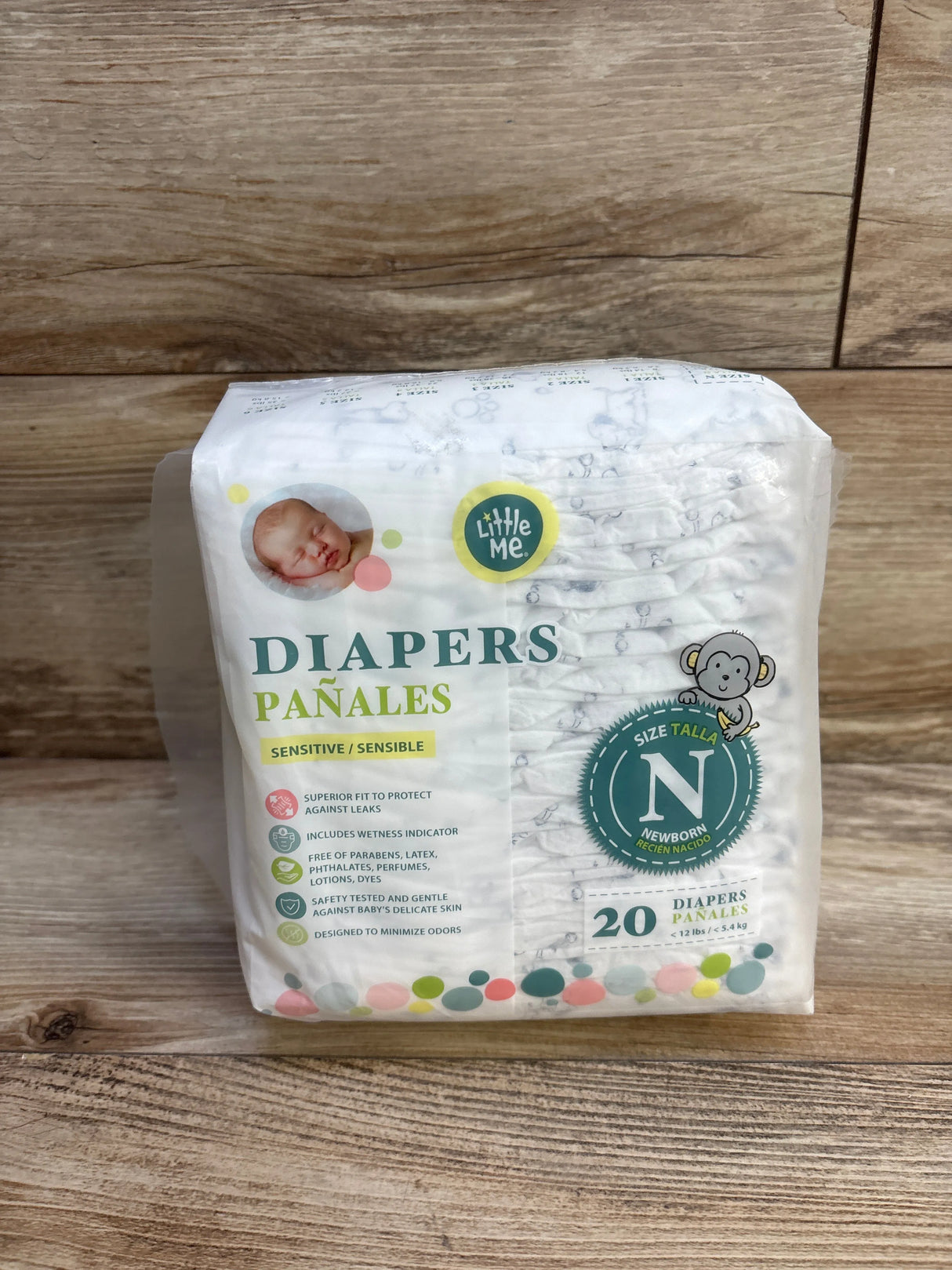 NEW Little Me Diapers Size Newborn 20ct - Me n Mommy To Be