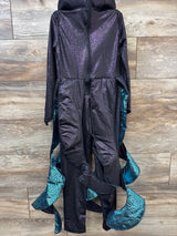 Spirit Halloween The Little Mermaid Ursula Jumpsuit Costume Black sz 8-10T