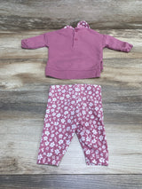 Just One You 2pc Shirt & Leggings Pink sz Newborn