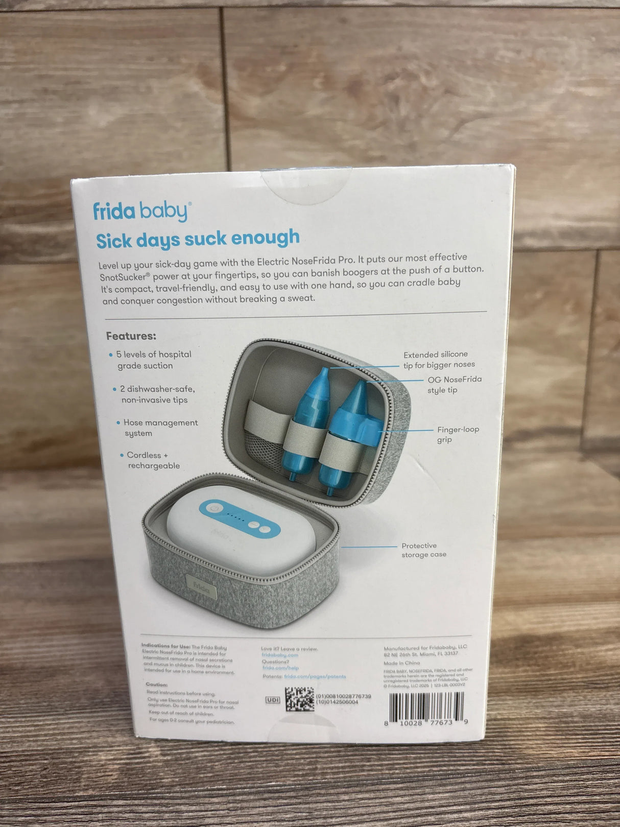 NEW Frida Baby Electric NoseFrida Pro with Hospital Grade Suction