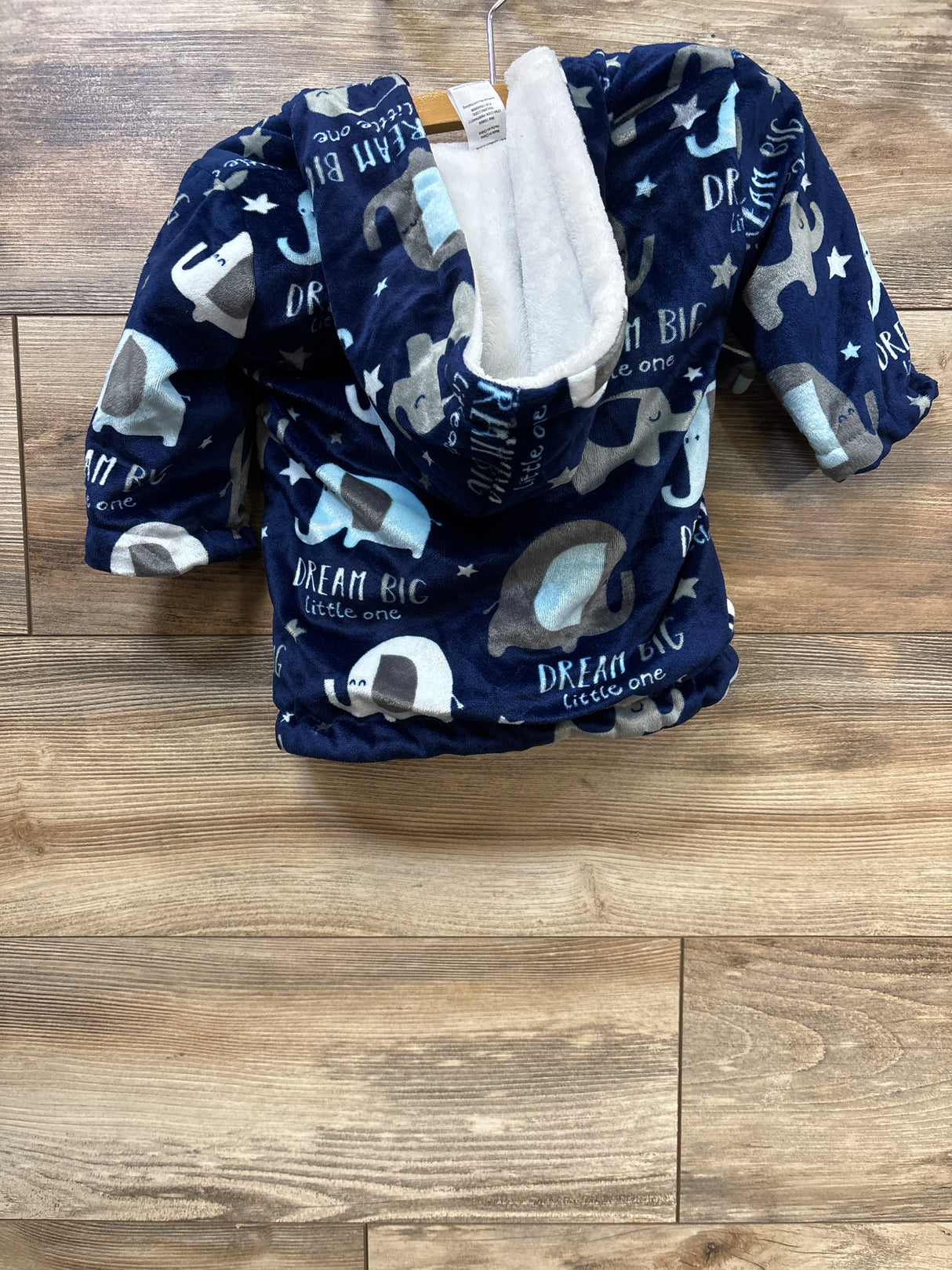 Whale Bath Robe Blue sz 0-9m