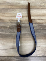 NEW Cat & Jack Chambray Belt Blue sz Medium