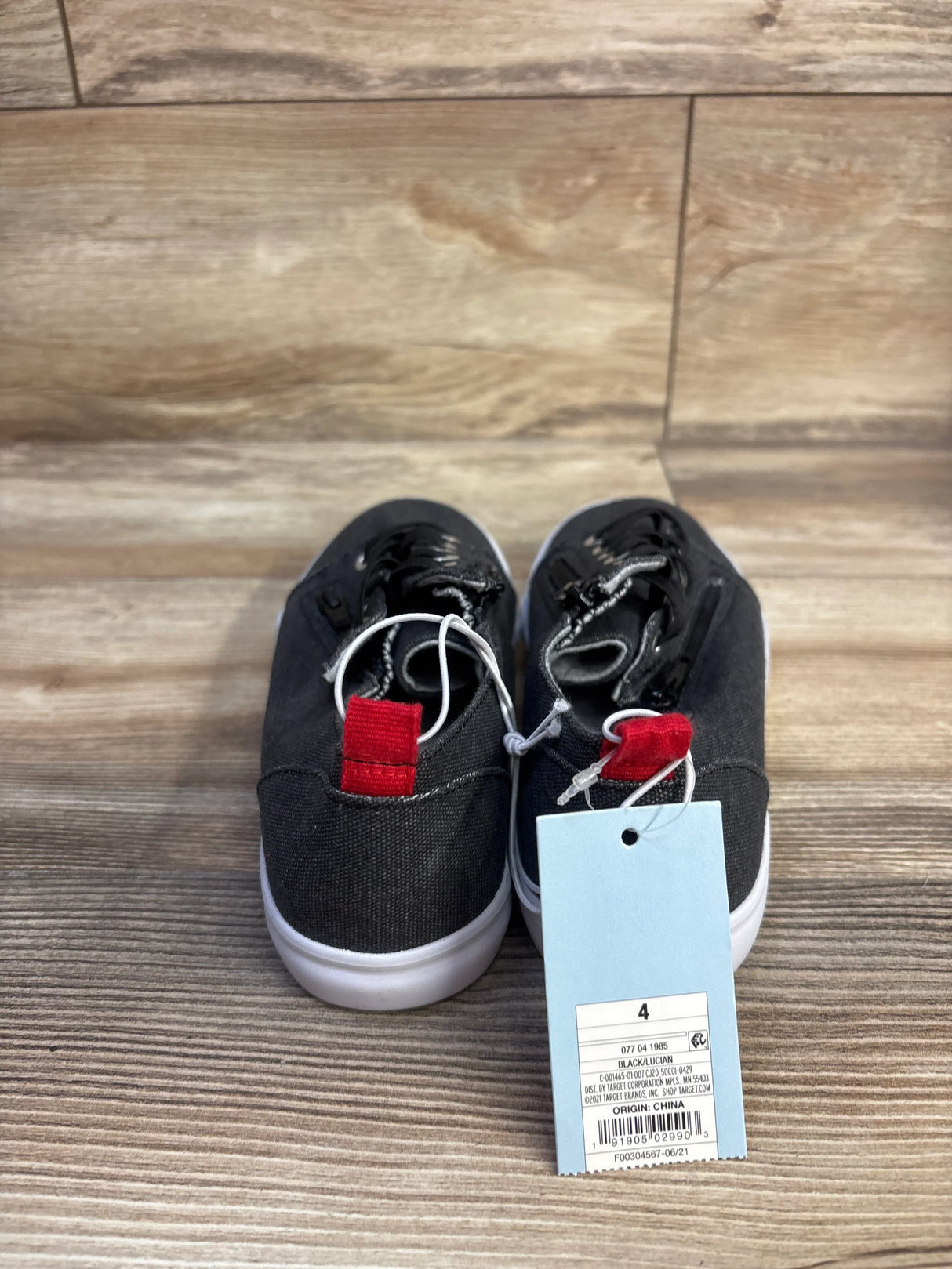 NEW Cat & Jack Lucian Double Zipper Sneakers Grey sz 4Y