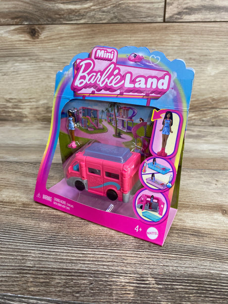 NEW Barbie Mini BarbieLand Doll & Vehicle Set with 1.5" Doll & DreamCamper - Me n Mommy To Be