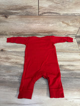 Rabbit Skins Careful, I'm Fra-Gee-Lay Coverall Red sz 6m