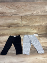 NEW Carter's 2pk Drawstring Pants Black sz 12m