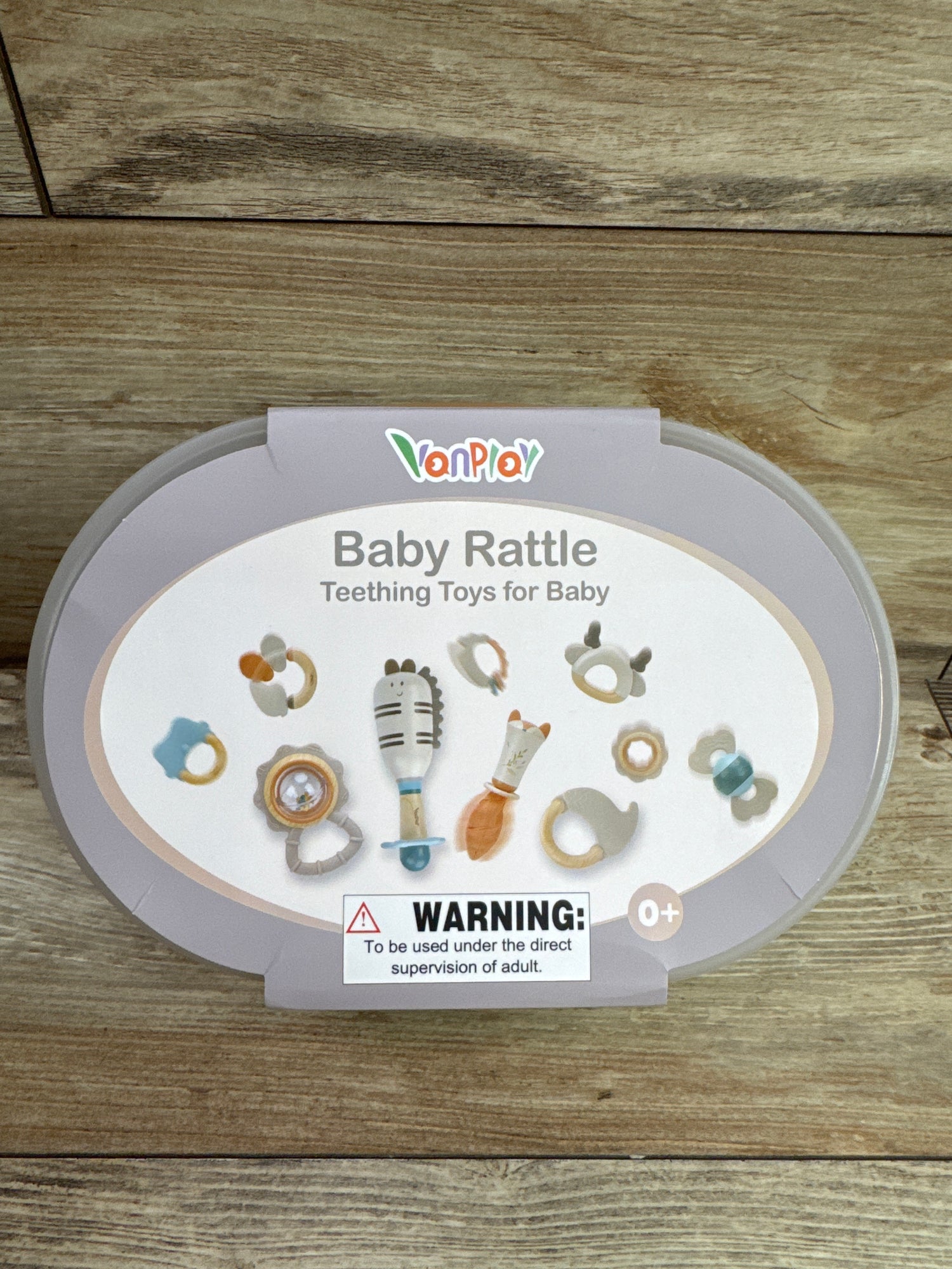 NEW VanPlay 10pc Rattles & Teethers Set