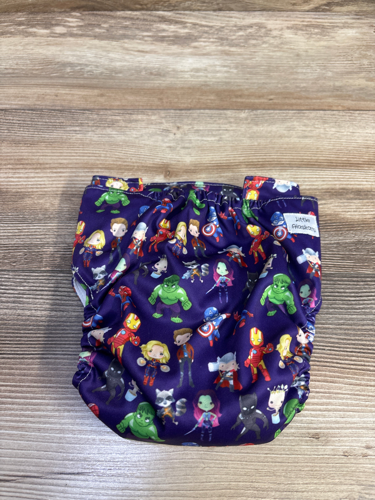 Little Alaskans Marvel Cloth Diaper with Insert Purple One Size