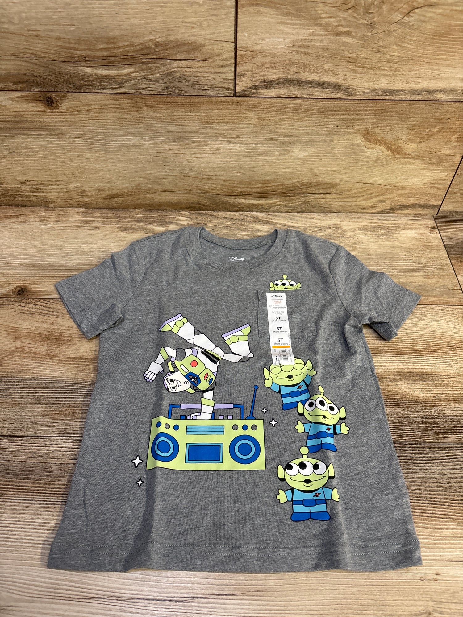 NEW Jumping Beans x Disney Pixar Toy Story Shirt Grey sz 5T
