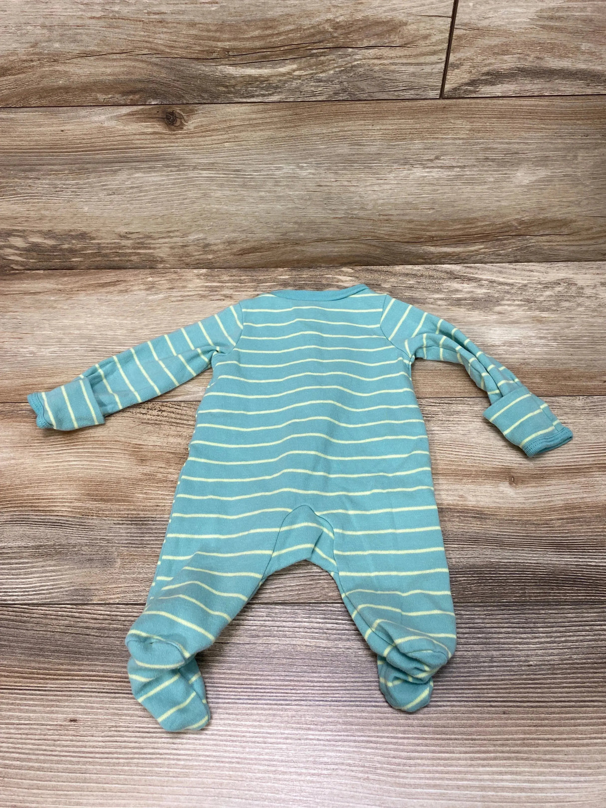 Carter's Striped Sleeper Green sz Newborn