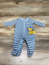 Carter's Striped Sleeper Blue sz 3m