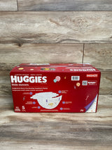 NEW Box of Huggies Little Movers Baby Disposable Diapers 92ct, Size 5
