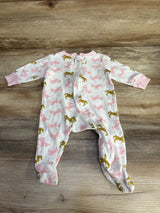 Yoga Sprout Unicorn Sleeper White sz 3-6m