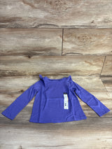 NEW Okie Dokie Ruffle Long Sleeve T-Shirt Celestial Purple sz 3T