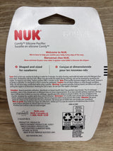 NEW NUK Comfy Silicone Pacifier Blue 0-6m