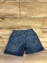 NEW Gap Maternity 4" Inset Panel Denim Shorts Dark Wash Blue sz 25/XS