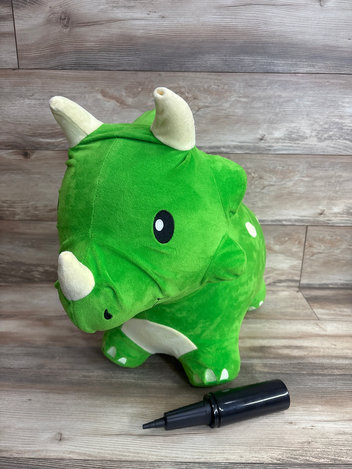 iPlay iLearn Bouncy Pals Dinosaur Triceratops Green
