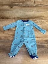 Nike Shoe Print Sleeper Blue sz 3m