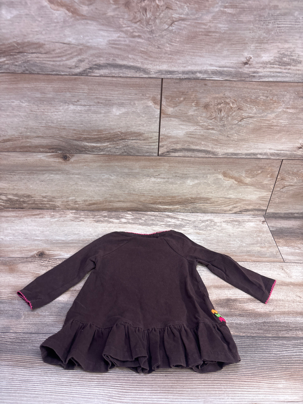 Bonnie Baby Turkey Peplum Top Brown 12m