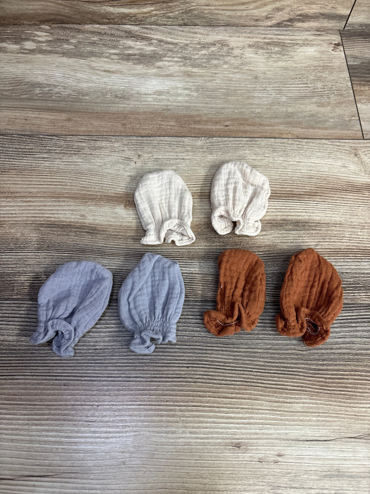 NEW Pro Goleem Muslin Baby Mittens 3pk