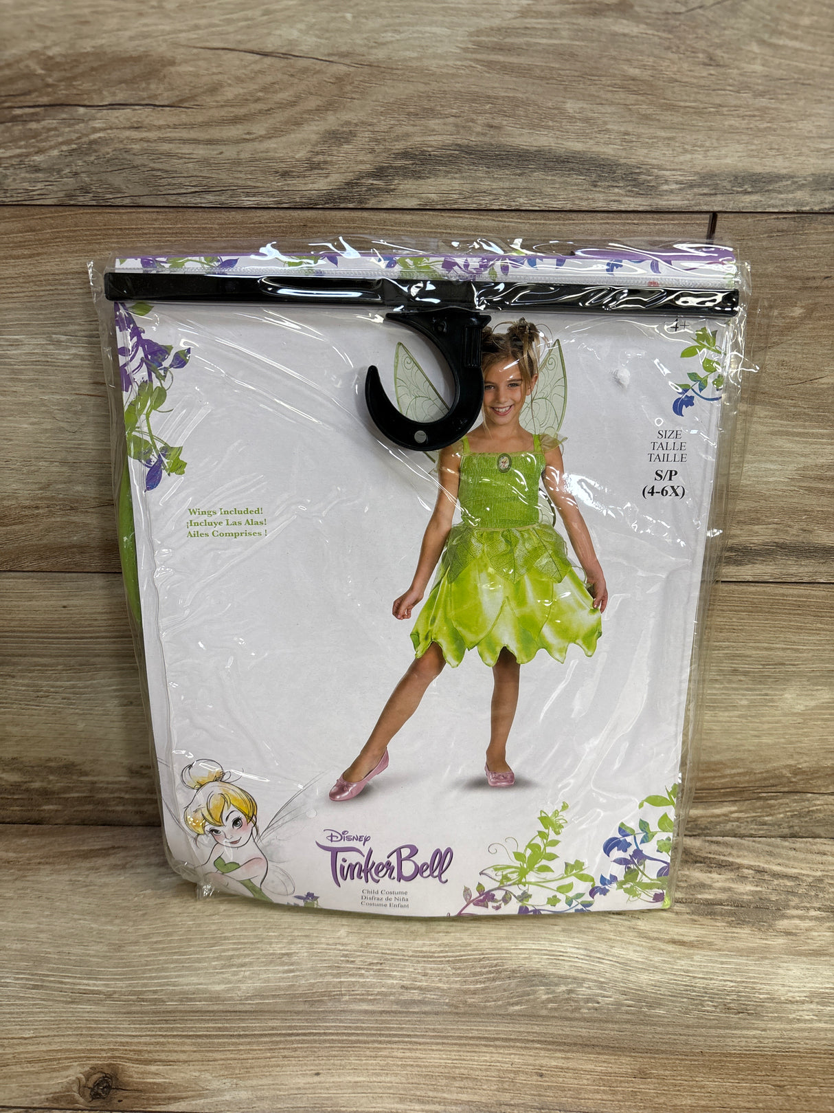 Disguise Tinker Bell Costume Green sz 4-6X