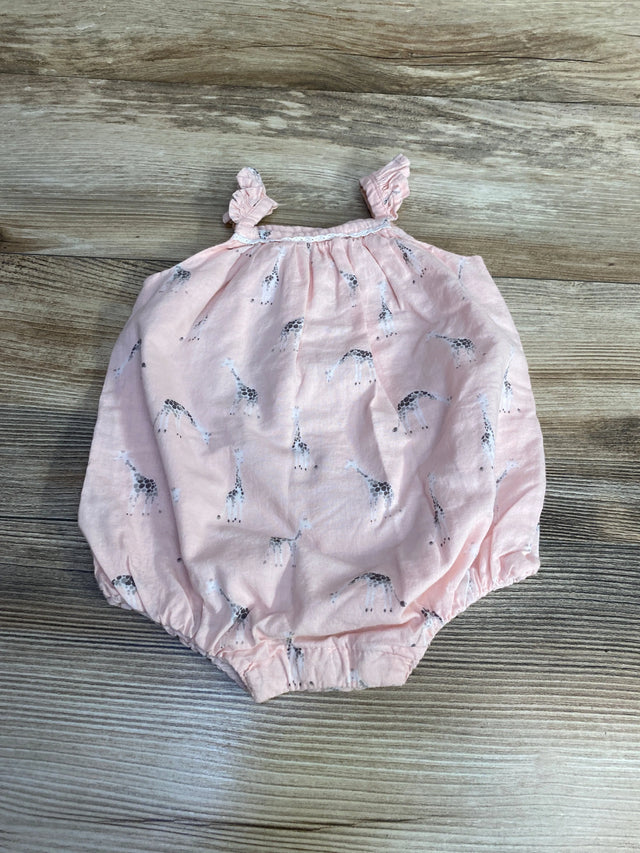 Dylan & Abby Giraffe Print Romper Pink sz 3-6m - Me n Mommy To Be