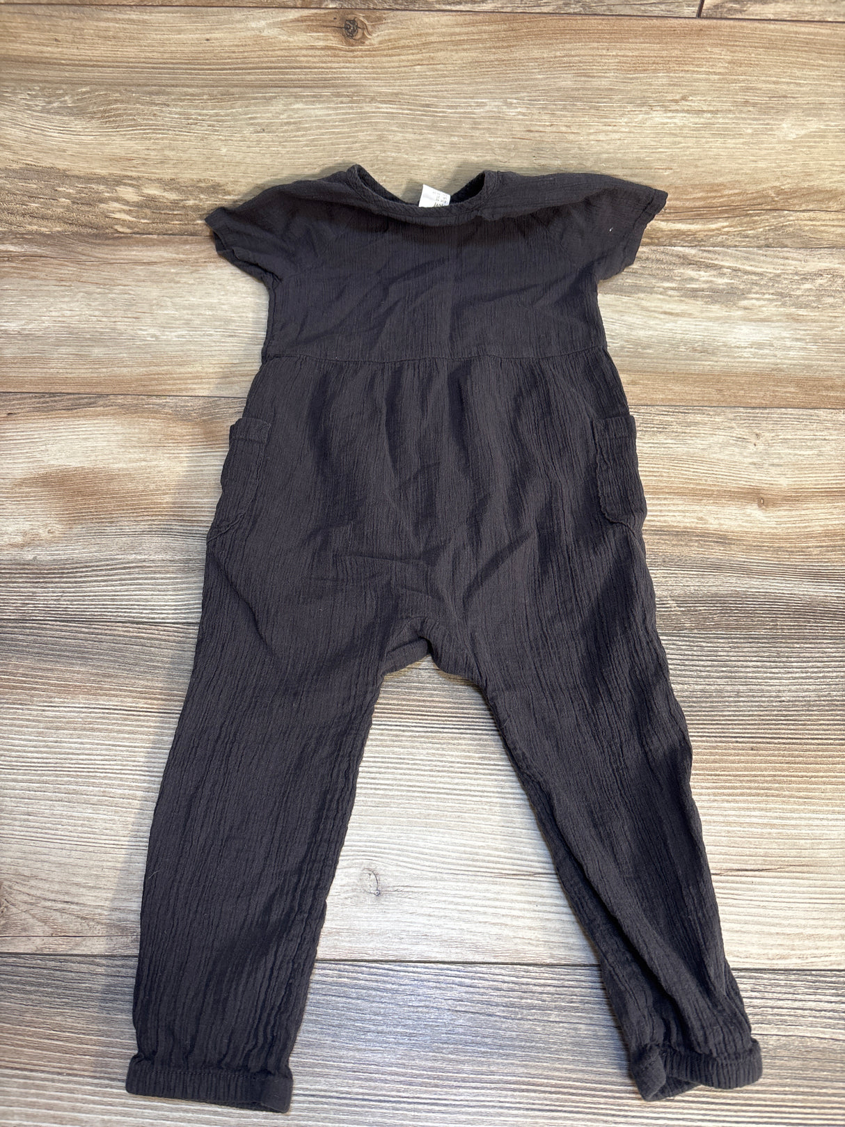 H&M Gauze Coverall Charcoal sz 2T