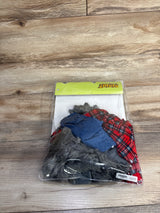 Spirit Wittle Werewolf Costume Plaid sz 6-12m