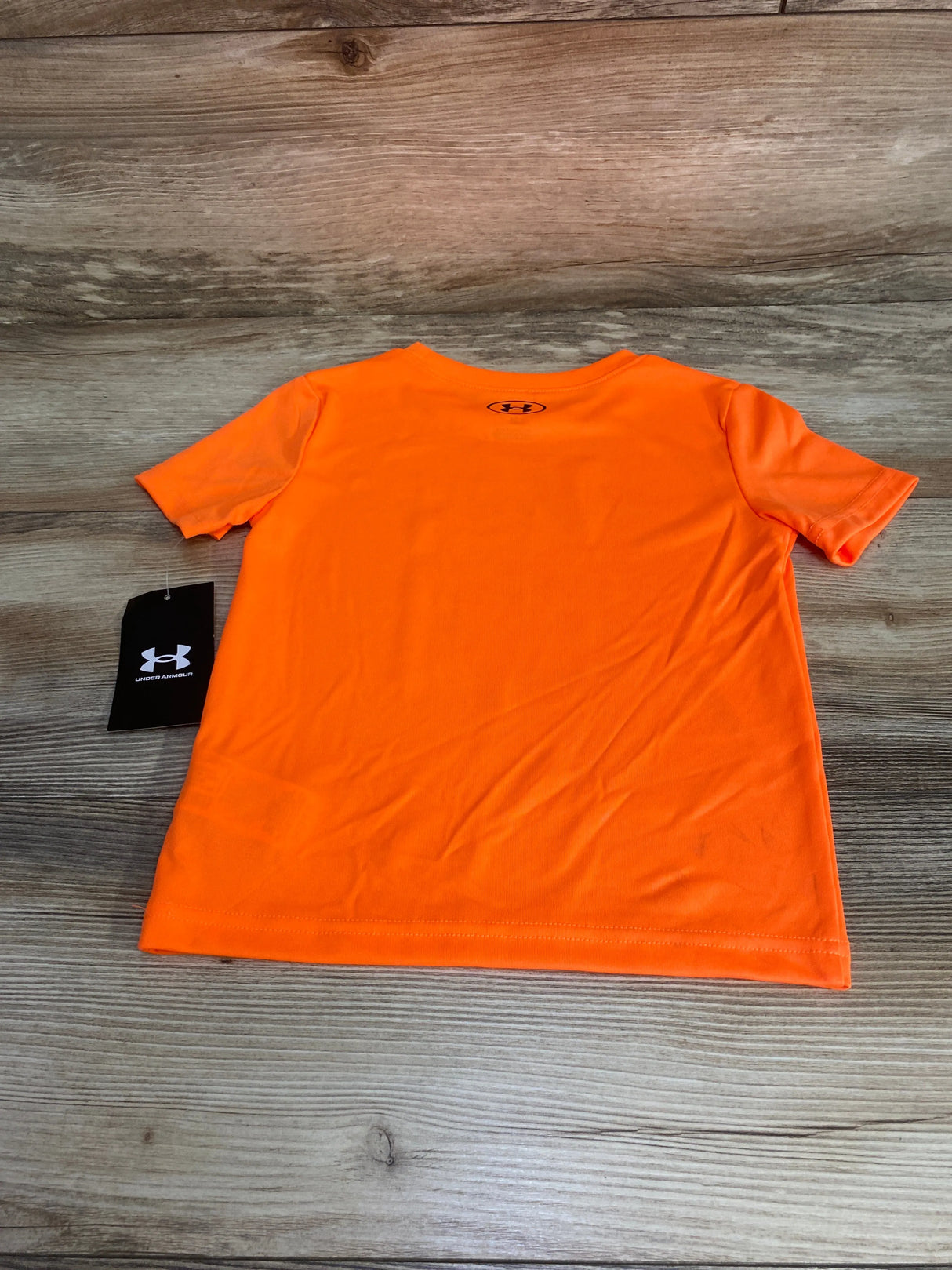 NEW Under Armour Baseball Shirt Orange sz 3T