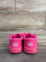 Hey Dude Wally Toddler Funk Mono in Pink sz 7c
