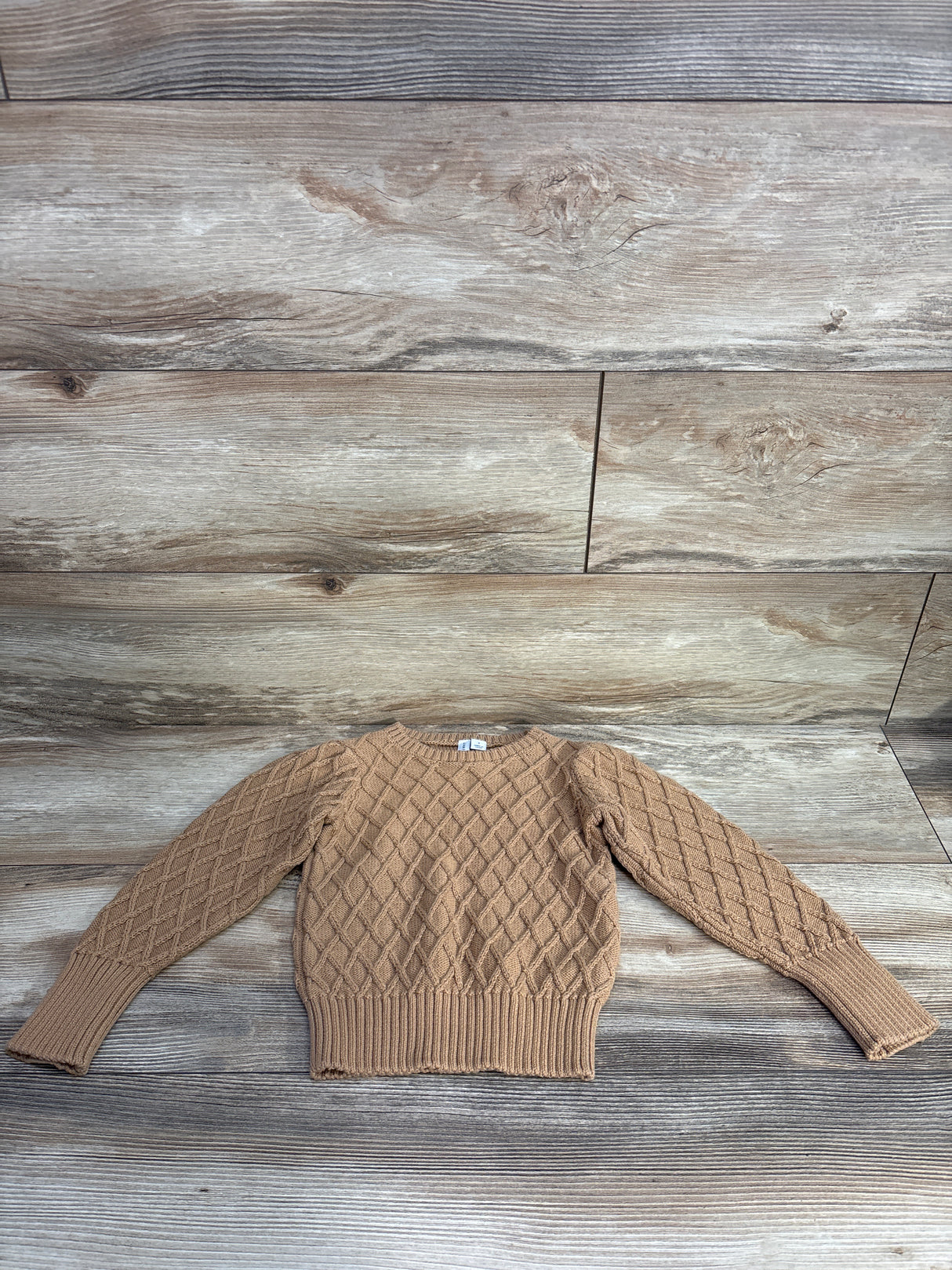 Janie & Jack Textured Knit Sweater Tan sz 3T