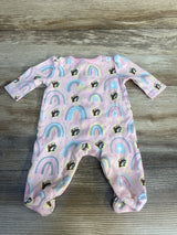 Buc-ee's Rainbow Sleeper Pink sz Newborn