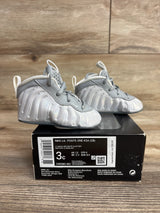 Nike Little Posite One Crib 'Light Solar Flare Heather' Sneakers sz 3c