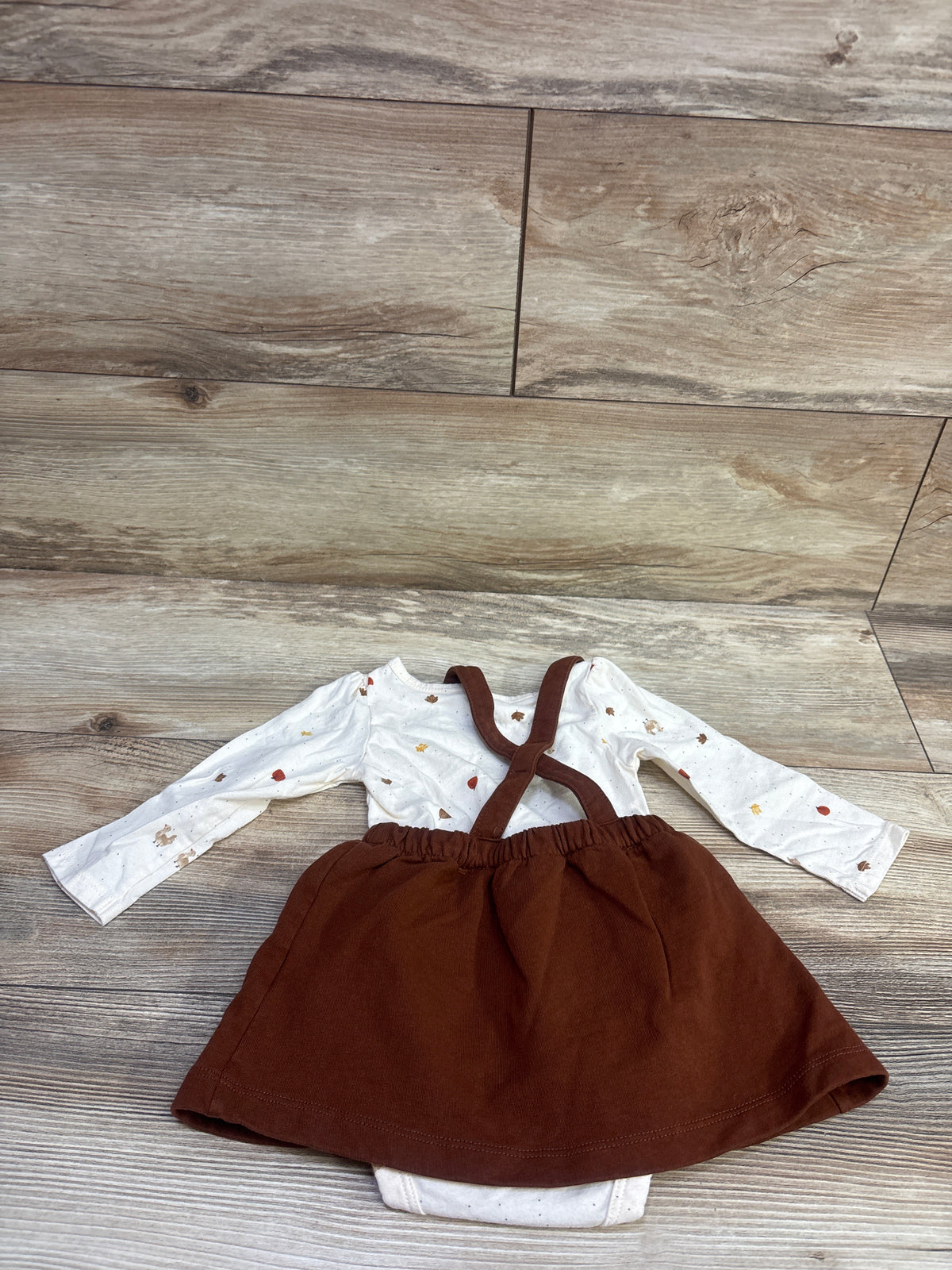 Carter's 2pc Long Sleeve Fall Bodysuit & Skirtall Set Ivory sz 9m