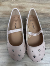 Cat & Jack Heather Studded Ballet Flats Pink sz 12c