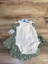 NEW Carter's 3pc Floral Dress Set Green sz 6m