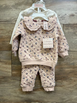 NEW Catherine Malandrino 4pc Mix & Match Layette Set Pink sz 3-6m
