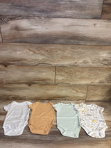 DreamGro 4pk Bodysuits White sz 3-6m